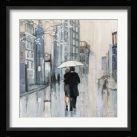 Spring Rain New York Neutral Crop Fine Art Print