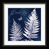 Dark True Blue VI Framed Print