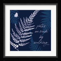 Dark True Blue III Framed Print