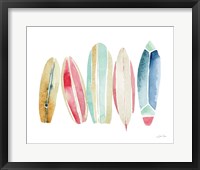 Surfboards in a Row Fine Art Print