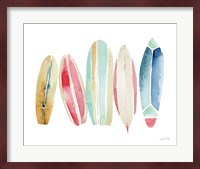 Surfboards in a Row Fine Art Print