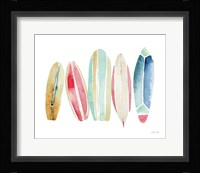 Surfboards in a Row Fine Art Print