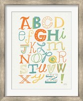 Funky Letters Bright Fine Art Print