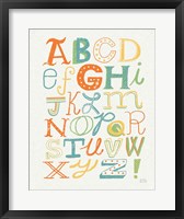 Funky Letters Bright Fine Art Print