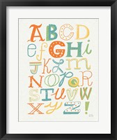 Funky Letters Bright Fine Art Print