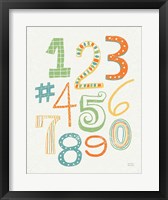 Funky Letters Bright Fine Art Print