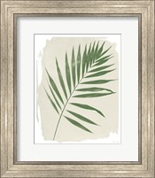 Nature By the Lake Frond II Cream Fine Art Print
