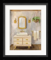 Attic Bathroom I Crop Fine Art Print