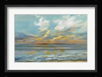 Rhythmic Sunset Waves Fine Art Print