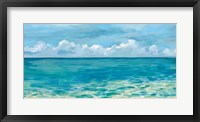 Caribbean Sea Reflections Framed Print