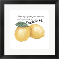 Citrus Limon Sentiment III Fine Art Print