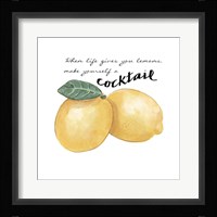 Citrus Limon Sentiment III Fine Art Print