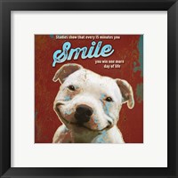 Pet Sentiment I-Smile Framed Print