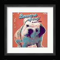 Pet Sentiment III-Beware Fine Art Print