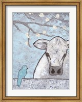 Farm Sketch Cow pen Fine Art Print