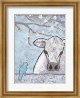 Farm Sketch Cow pen Fine Art Print