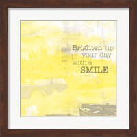 Textured Sentiment Yellow II Fine Art Print