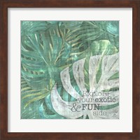 Textured Sentiment Tropic I Fine Art Print