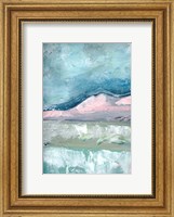 Blush Pink Mountainscape I Fine Art Print