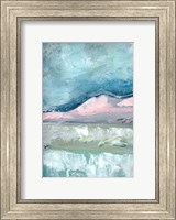 Blush Pink Mountainscape I Fine Art Print