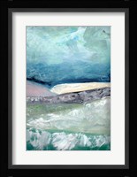 Blush Pink Mountainscape II Framed Print