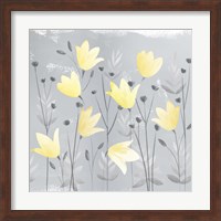 Soft Nature Yellow & Grey III Fine Art Print