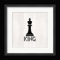 Chess Piece I-King Framed Print