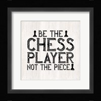 Chess Sentiment I-Player Fine Art Print