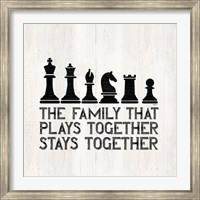 Chess Sentiment II-Family Fine Art Print