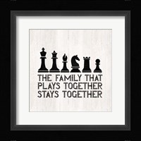 Chess Sentiment II-Family Fine Art Print