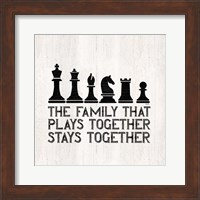 Chess Sentiment II-Family Fine Art Print