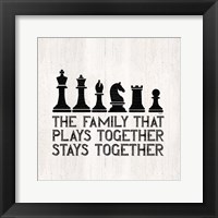 Chess Sentiment II-Family Fine Art Print