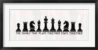 Chess Sentiment Panel-Family Fine Art Print