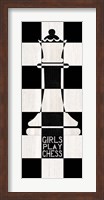 Chessboard Sentiment Vertical III-Girls Fine Art Print