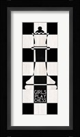 Chessboard Sentiment Vertical III-Girls Fine Art Print