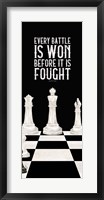 Rather be Playing Chess Panel I-Every Battle Fine Art Print