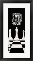 Rather be Playing Chess Panel I-Every Battle Fine Art Print