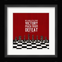 Rather be Playing Chess Red II-Learn More Fine Art Print