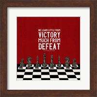 Rather be Playing Chess Red II-Learn More Fine Art Print