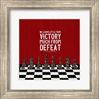 Rather be Playing Chess Red II-Learn More Fine Art Print