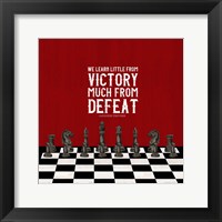 Rather be Playing Chess Red II-Learn More Fine Art Print