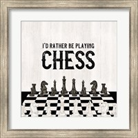Rather be Playing Chess VI-Rather Be Fine Art Print