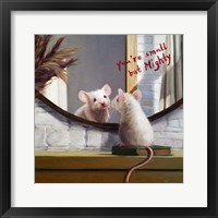 Mighty Mouse Framed Print