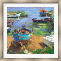 Fishing Boats in Marsala Fine Art Print