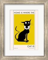 Home Is where The Cat Is Fine Art Print