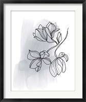 Botanique en Gris 1 Fine Art Print