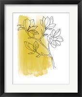 Botanique en Jaune 1 Fine Art Print