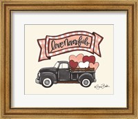 Love Never Fails Truck Fine Art Print