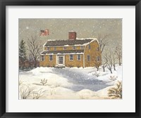 Burnham Tavern in Winter Fine Art Print