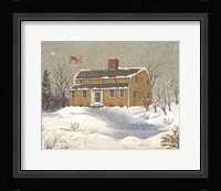 Burnham Tavern in Winter Fine Art Print